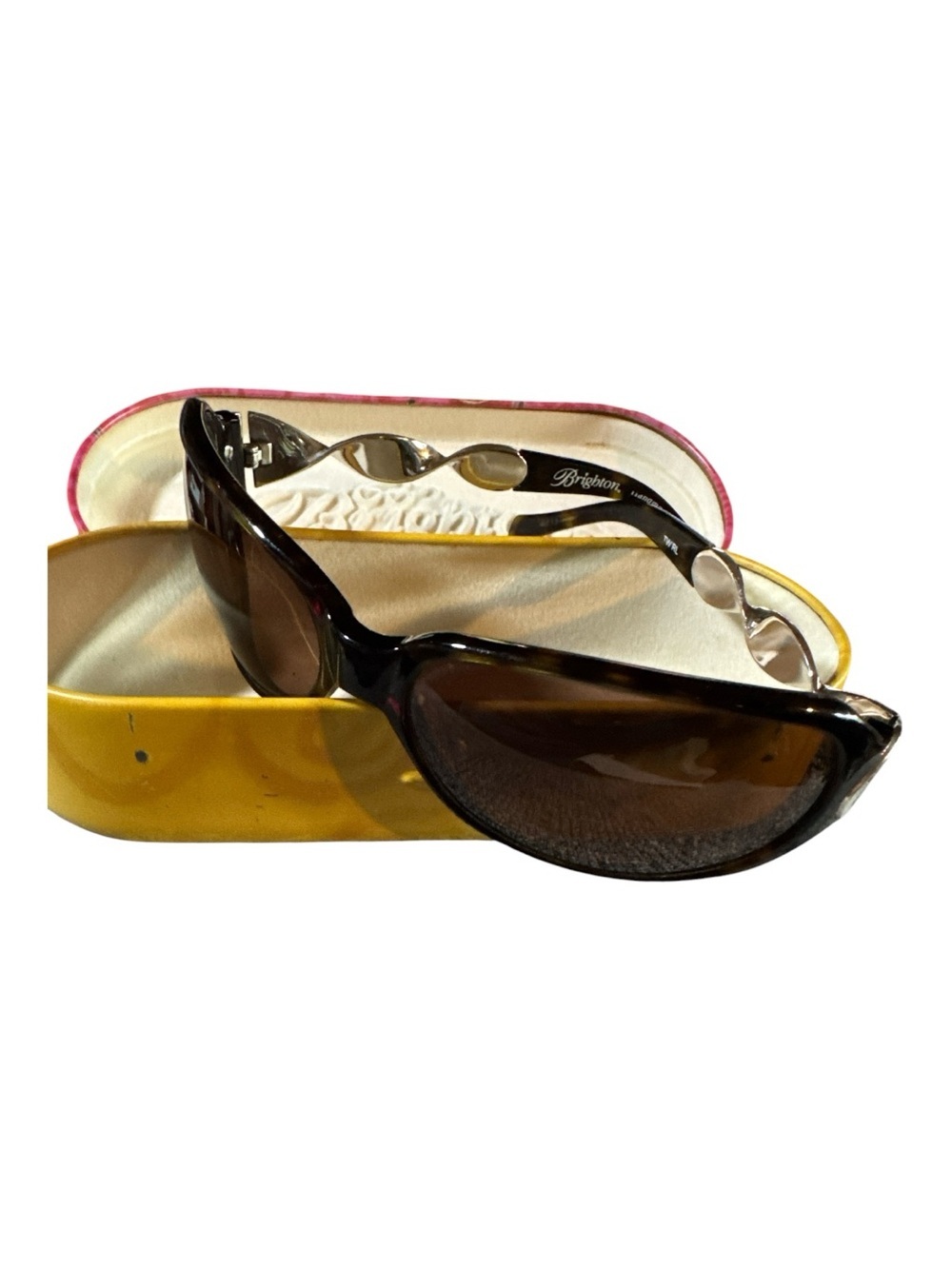 RARE COLLECTIBLE Brighton “Twirl” Brown Gradient Lens Women's Sunglasses /no tin